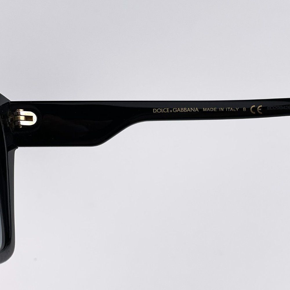 D&G DG4384 501/8G  Sunglasses Black Gray Square Women - Picture 8 of 10